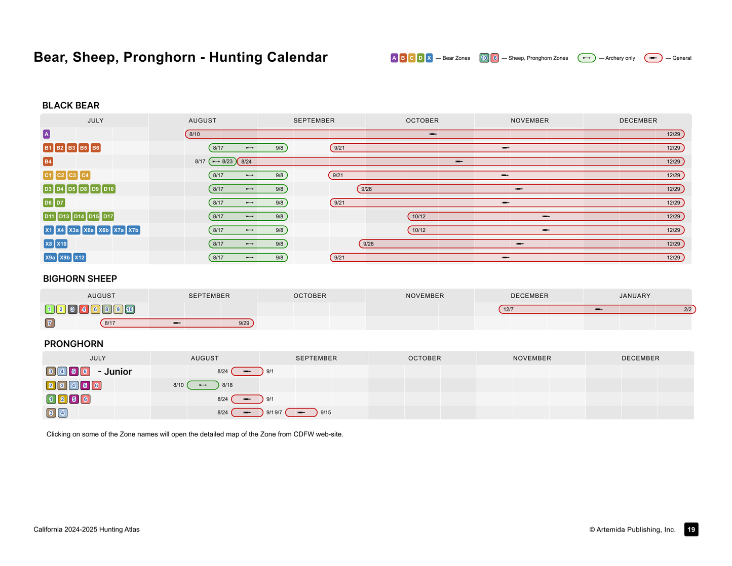 California 2024-2025 Hunting Atlas (Digital)