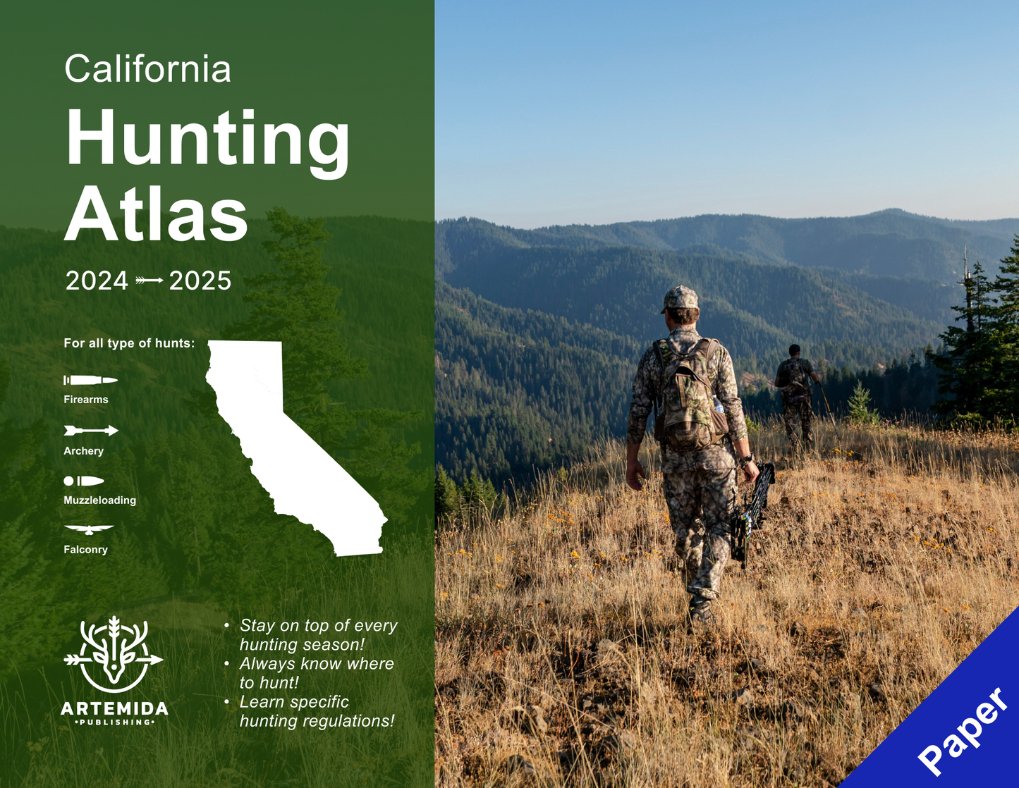 California 2024-2025 Hunting Atlas (Paper)