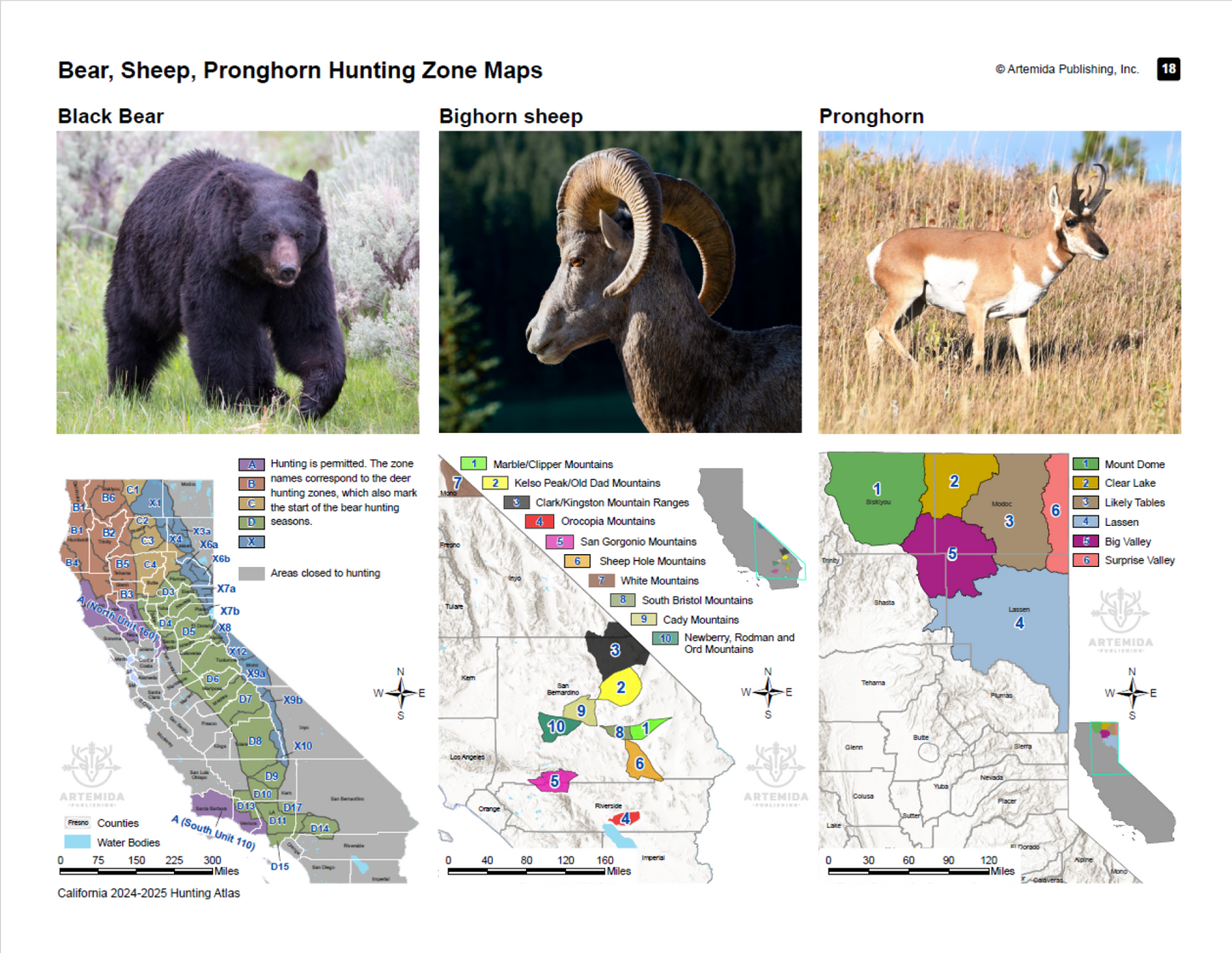 California 2024-2025 Hunting Atlas (Paper)