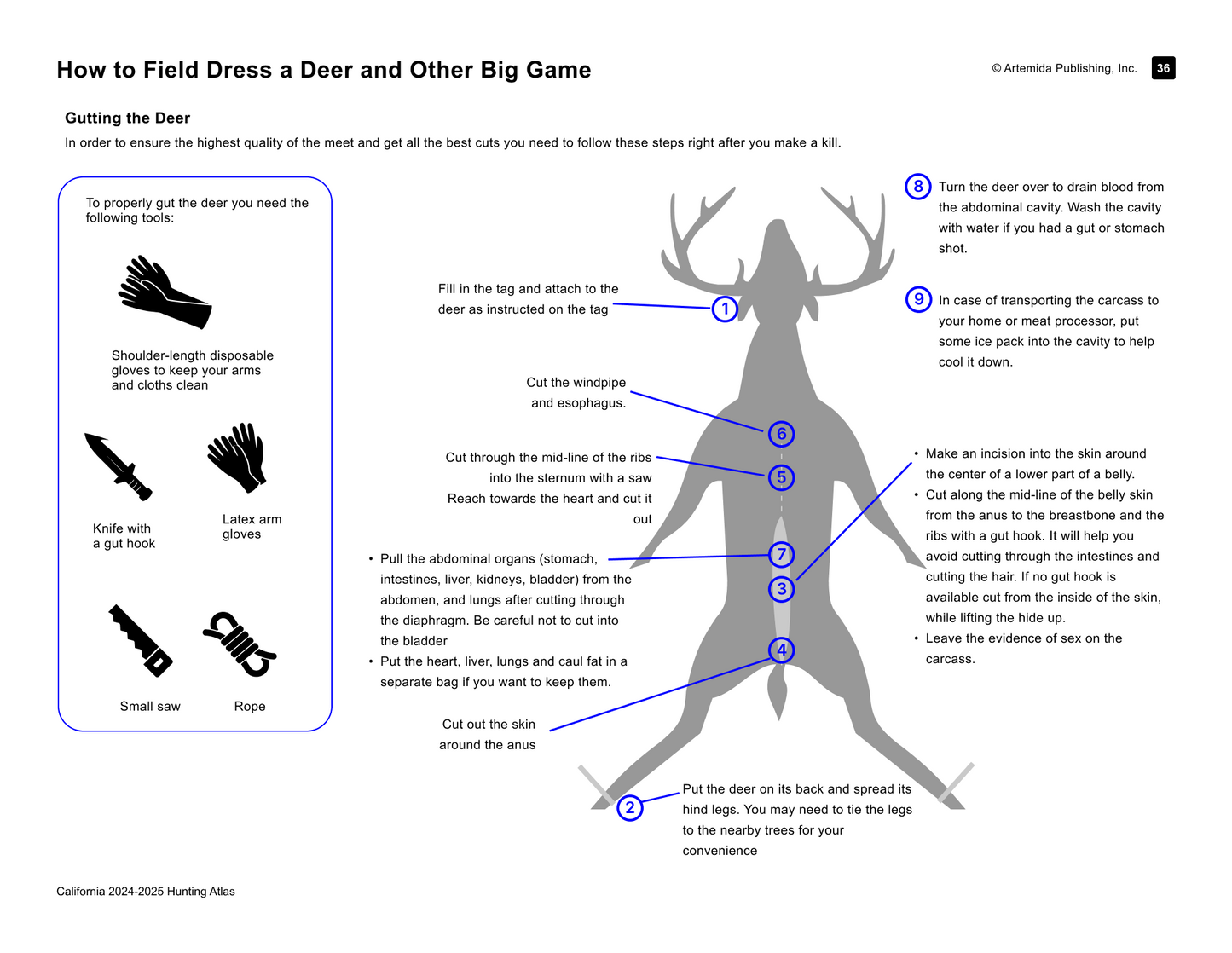 California 2024-2025 Hunting Atlas (Paper)